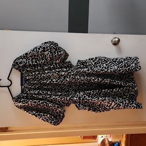 Old navy black floral dress